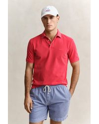 GANT - Sunfaded Polo Shirt - Lyst