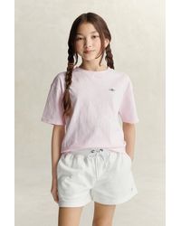 GANT - Teens Teen Girls Slubbed T-Shirt Light - Lyst