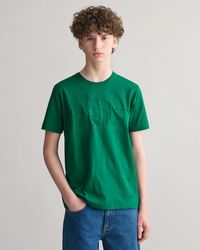 GANT - Teens Teens Tonal Shield T-Shirt - Lyst