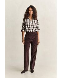 GANT - Tailored Corduroy Pants Deep - Lyst