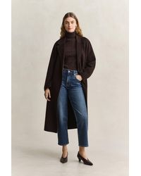 GANT - Handstitched Belted Coat Deep - Lyst
