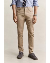 GANT - Slim Fit Desert Jeans Dark - Lyst