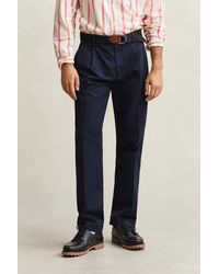 GANT - Regular Fit Cotton Twill Chinos Evening - Lyst