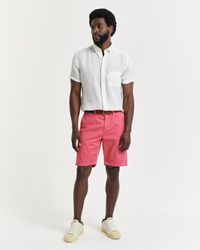 GANT - Regular Fit Sunfaded Chino Shorts - Lyst