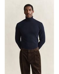 GANT - Cotton Wool Turtleneck Sweater Evening - Lyst