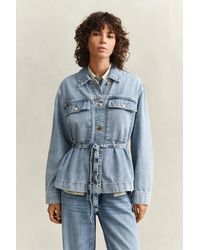 GANT - Denim Tie Jacket - Lyst