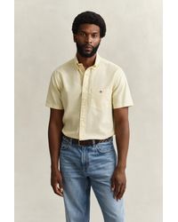 GANT - Classic Oxford Short Sleeve Shirt - Lyst