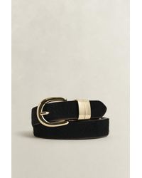 GANT - Pony Hair Belt Deep - Lyst