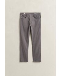GANT - Regular Fit Twill Jeans - Lyst