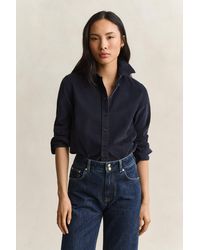 GANT - Regular Corduroy Shirt Evening - Lyst
