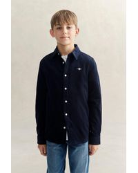 GANT - Teens Teen Boys Corduroy Shirt Evening - Lyst