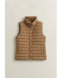 GANT - Light Down Vest Warm - Lyst