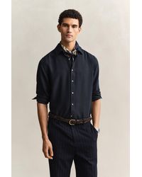 GANT - Lyocell Shirt Evening - Lyst