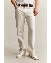 GANT - Straight Fit Jeans - Lyst