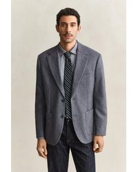 GANT - Wool Herringbone Suit Jacket Persian - Lyst