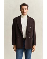 GANT - Wool Suit Jacket - Lyst