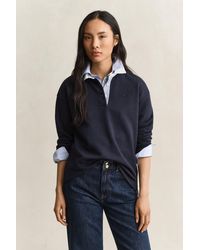 GANT - Rugger Sweatshirt Evening - Lyst