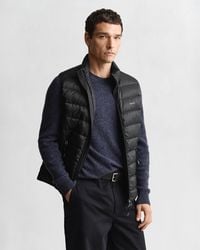 GANT - Light Down Vest - Lyst