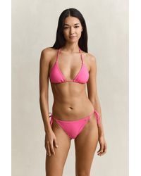 GANT - Side Tie Bikini Bottoms - Lyst