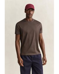 GANT - Pima Cotton T-Shirt - Lyst