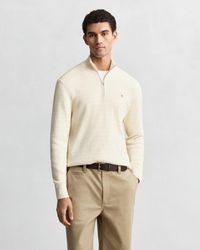 GANT - Mini Cable Half Zip Jumper - Lyst
