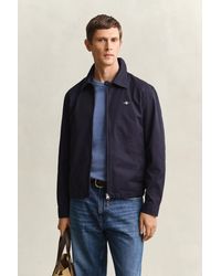 GANT - Cotton Windcheater Jacket Evening - Lyst