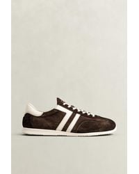 GANT - Spearclub Suede Leather Sneakers Dark - Lyst