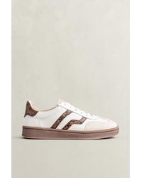 GANT - Cuzima Suede Leather Sneakers Cream - Lyst