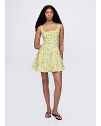 Gap - Abito corto con fantasia limoni - Lyst