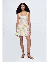 Gap - Abito Corto A Fiori - Lyst