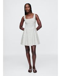 Gap - Abito A Righe E Grigio - Lyst