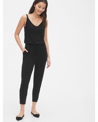 gap strappy cami jumpsuit