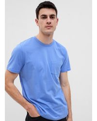 Gap - T-shirt in cotone bio con tasca - Lyst