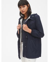 gap hooded rain jacket
