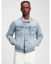 Gap Selvedge Denim Pleat-detail Jacket 