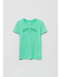Gap - T-shirt in cotone slub con stampa NY - Lyst