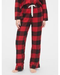 gap flannel pants