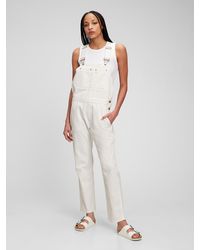 Gap Denim Slouchy Overalls With 