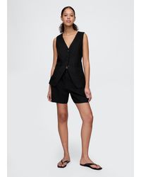 Gap - Shorts in lino e viscosa - Lyst