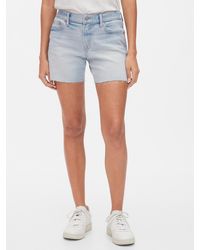 gap high waisted jean shorts