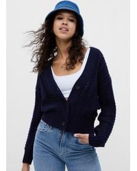 Gap - Cardigan in cotone crochet - Lyst
