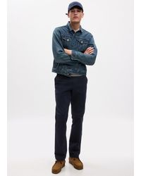 Gap - Pantaloni chino straight fit in cotone stretch - Lyst