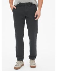hybrid khakis in slim fit with gapflex