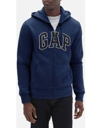 gap hoodie blue