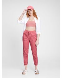 GAP Factory Cotton Ribbed Twill Joggers 