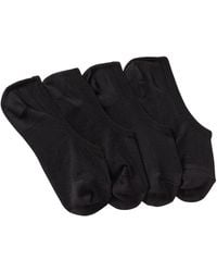 GAP Factory Nylon No Show Socks (2-pack) - Black
