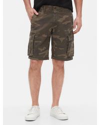 GAP Factory Cotton Cargo Joggers With Washwelltm in Black for Men - Lyst