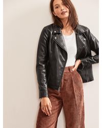 gap faux leather jacket
