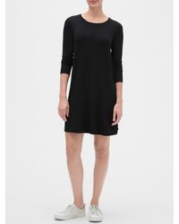 gap velvet swing dress