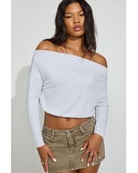 Garage - Serene Off Shoulder Long Sleeve Top - Lyst